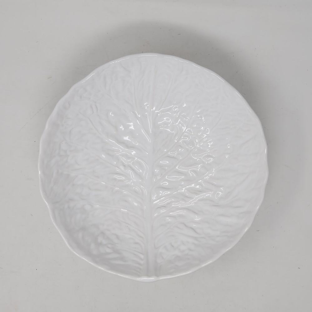 Rare Olfaire White Cabbage Portugal Large Serving Bowl 11.5"